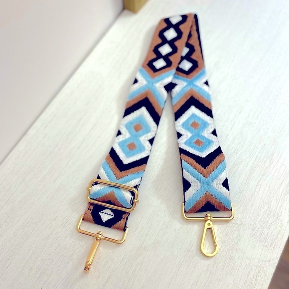 BRAND NEW! Aqua Brown Crossbody Strap💙 ~BAG NOT INCLUDED~ - Picture 1 of 8